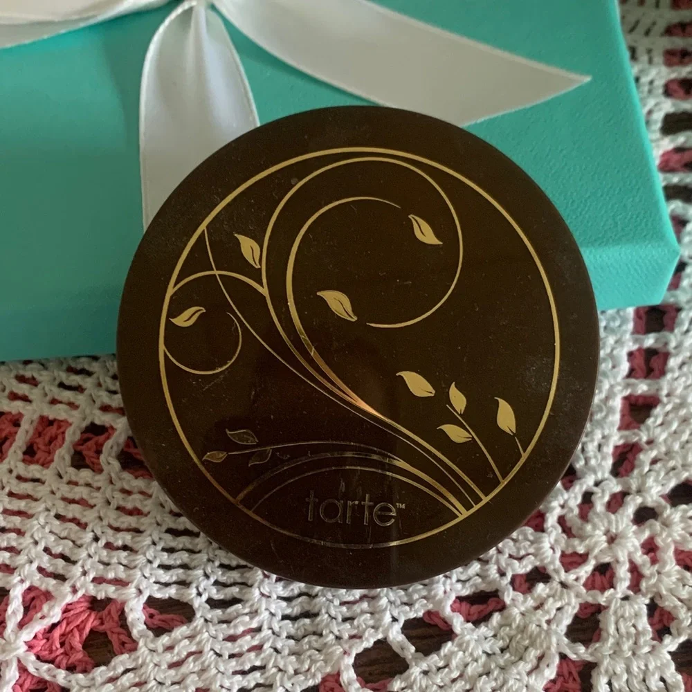 tarte Brown Compact with Gold Leaf Detail